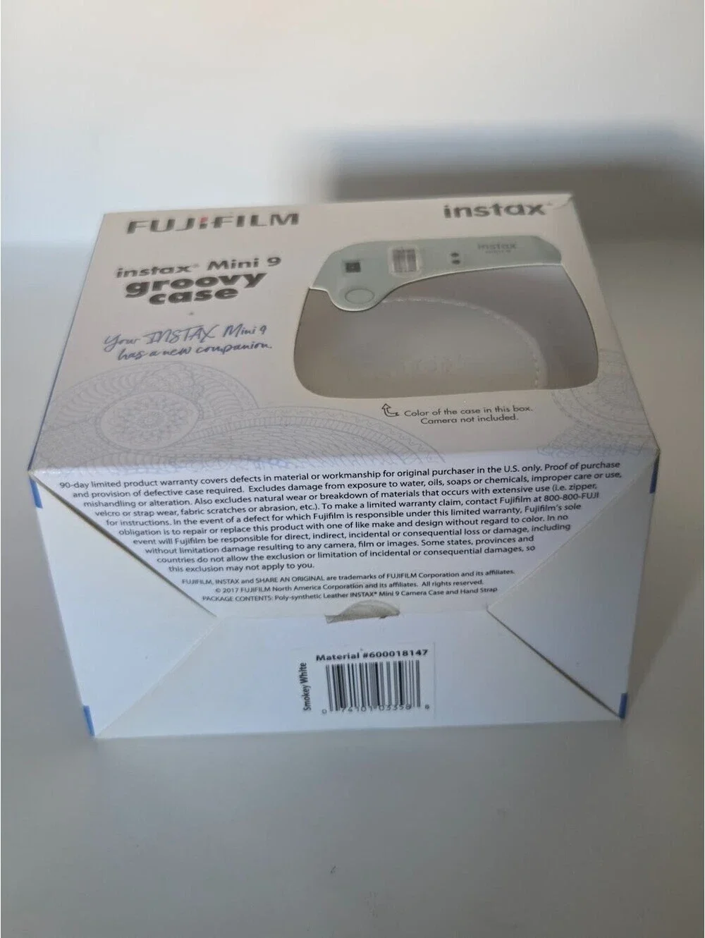 Fujifilm Instax Mini 9 Groovy Camera Case With Strap Grey